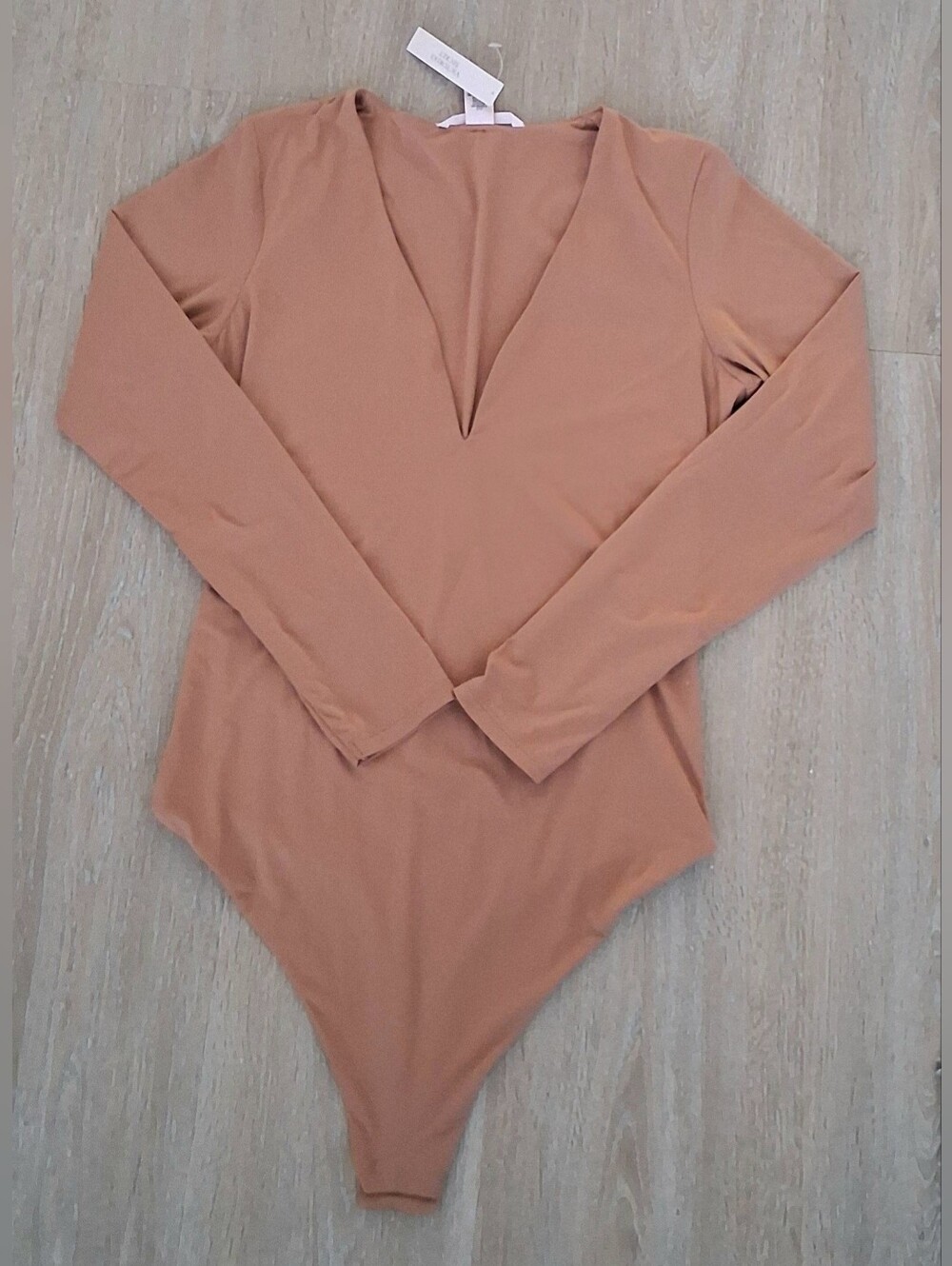 Victorias Secret With Feather Soft V-neck Bodysuit Double-layered - Picture 5 of 6